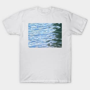 river in blue T-Shirt